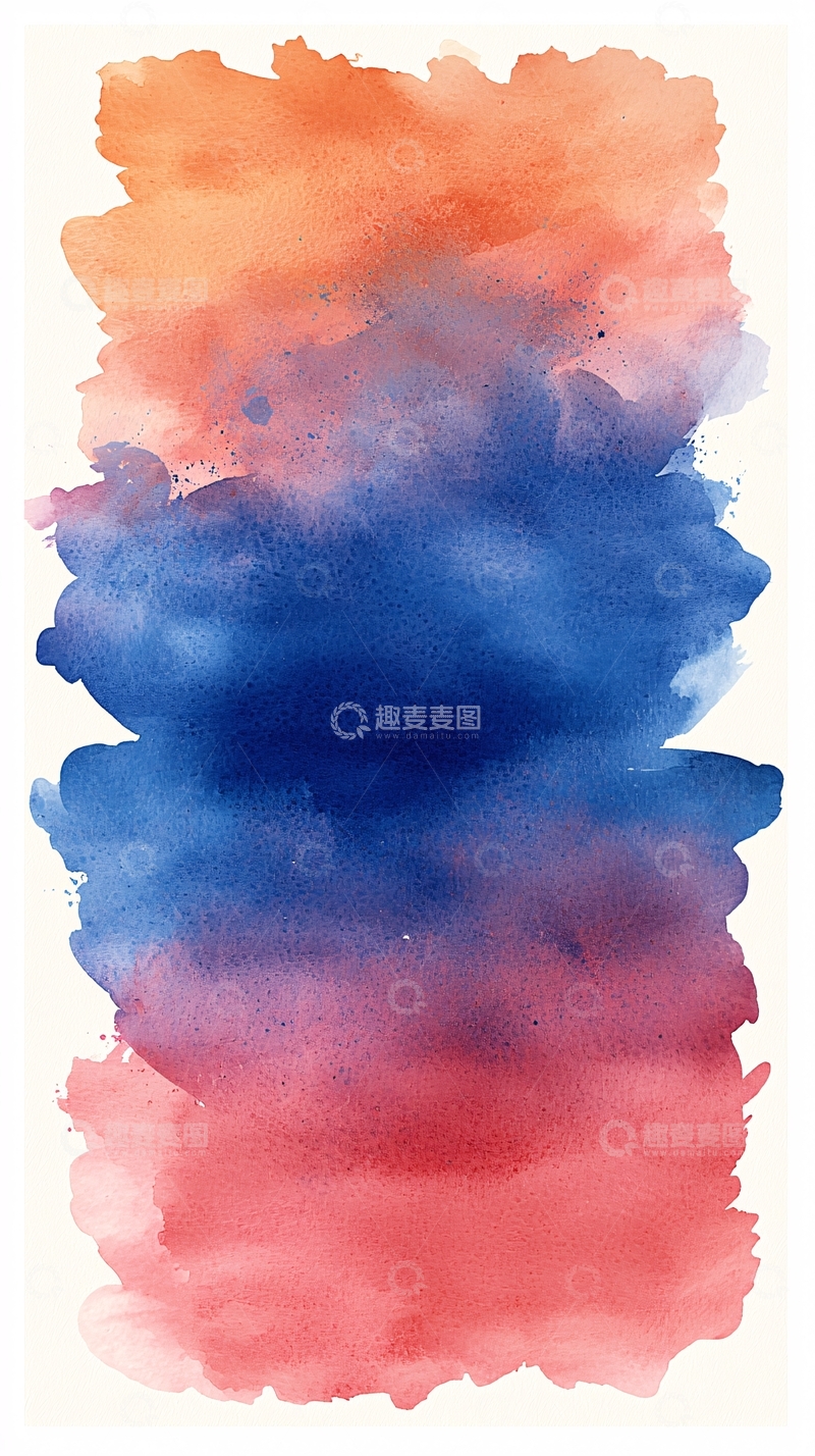 高清大图下载【趣麦麦图】抽象水彩渐变背景