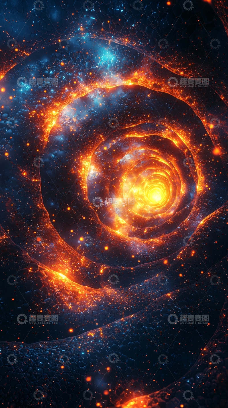 高清大图下载【趣麦麦图】璀璨星河的漩涡中心