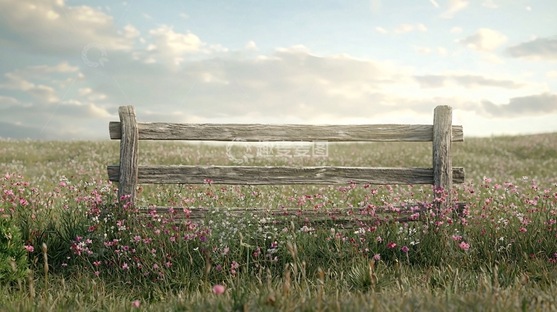高清大图下载【趣麦麦图】田园风光木栅栏