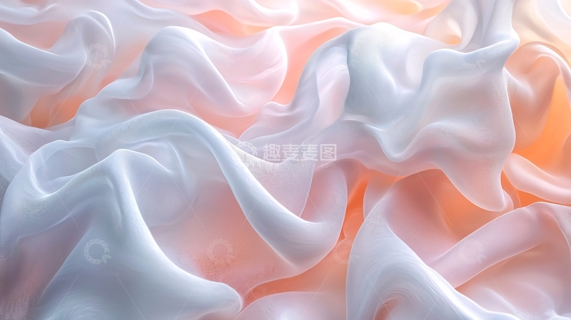 高清大图下载【趣麦麦图】轻柔飘逸的丝绸布料