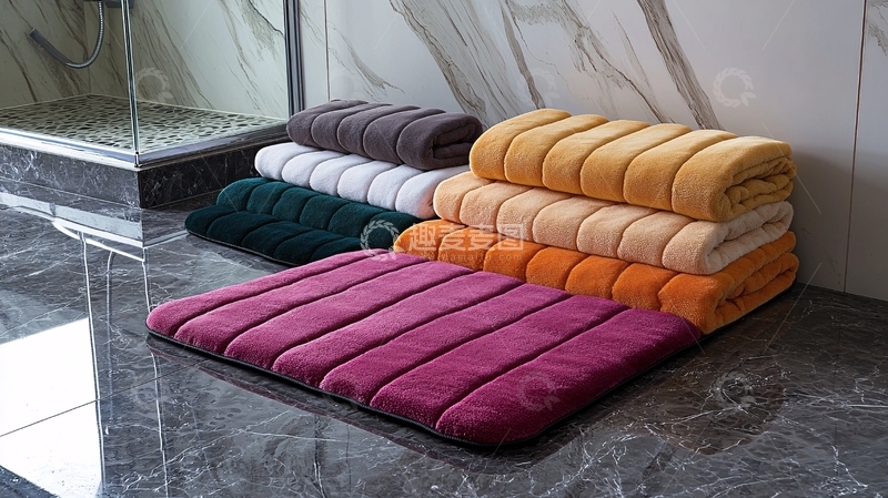 高清大图下载【趣麦麦图】浴室地垫