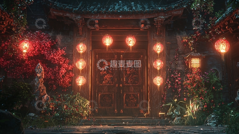 高清大图下载【趣麦麦图】古风建筑