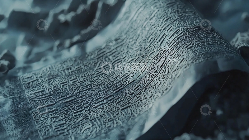 高清大图下载【趣麦麦图】破损的古老卷轴