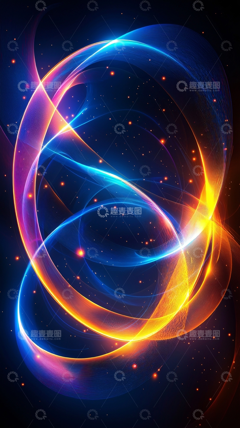 高清大图下载【趣麦麦图】抽象光线