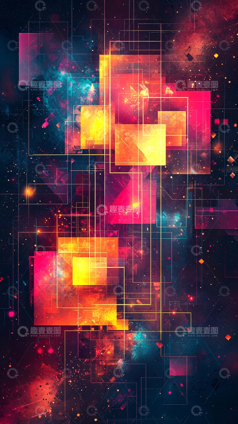 高清大图下载【趣麦麦图】抽象几何