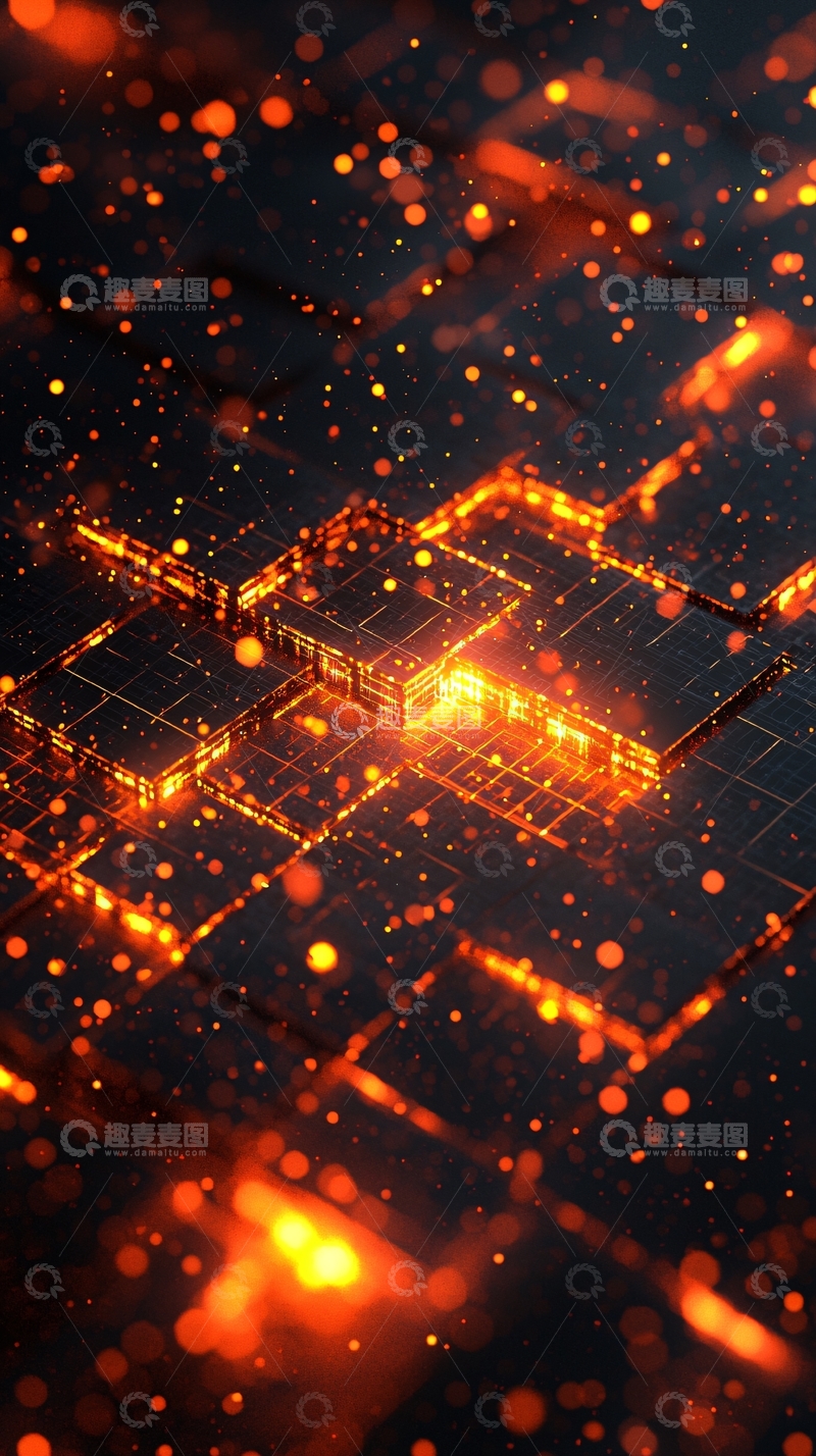 高清大图下载【趣麦麦图】科技感电路板
