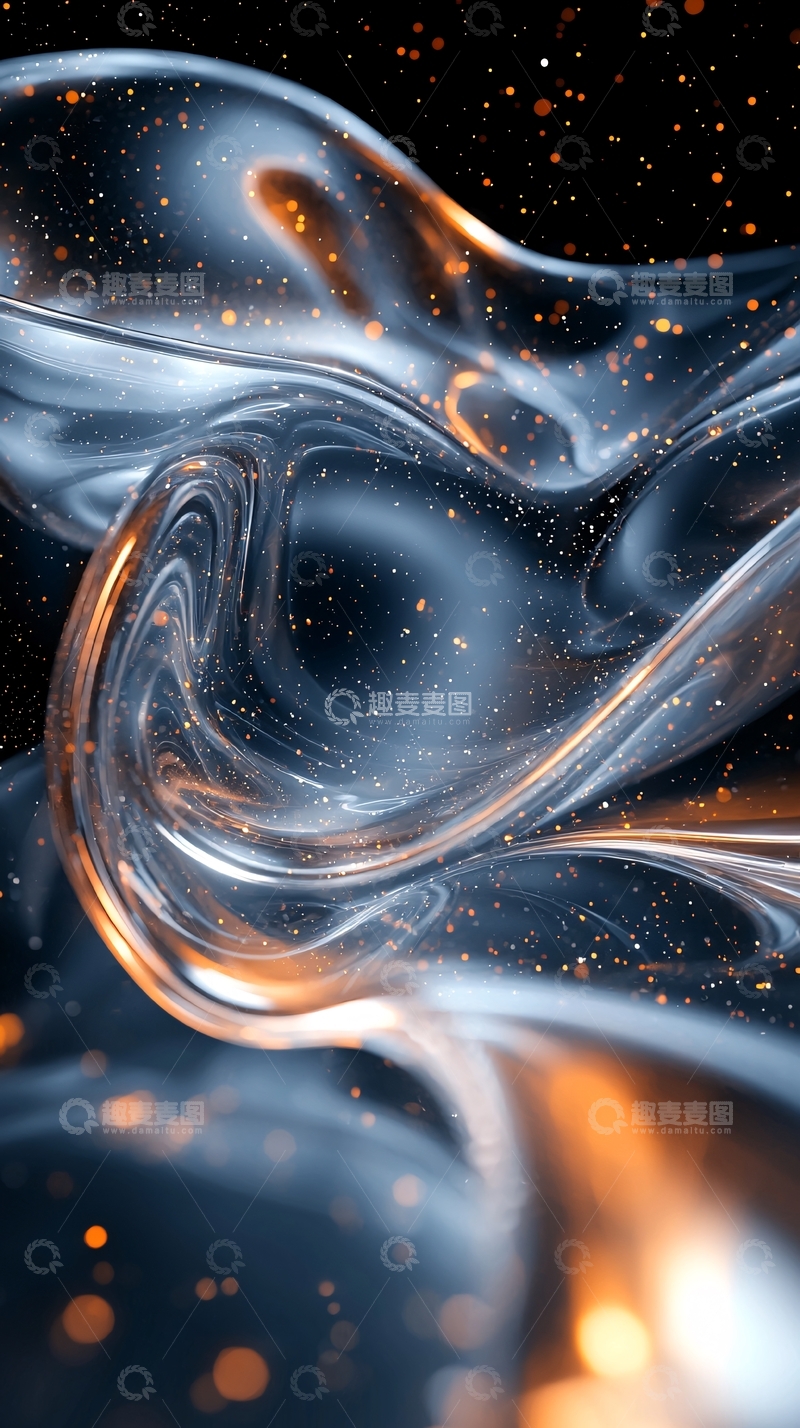 高清大图下载【趣麦麦图】抽象流体