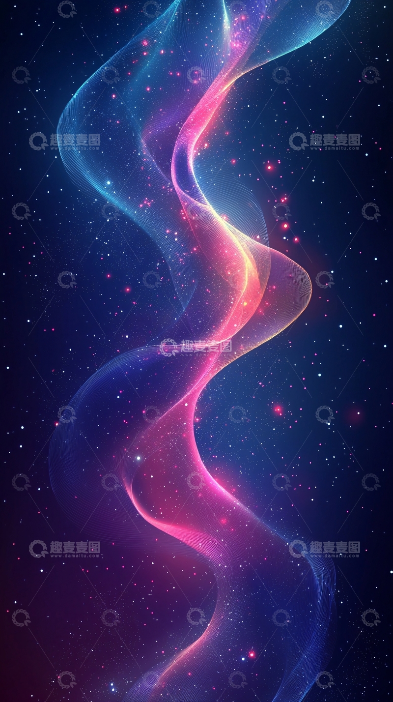 高清大图下载【趣麦麦图】星云般的光线