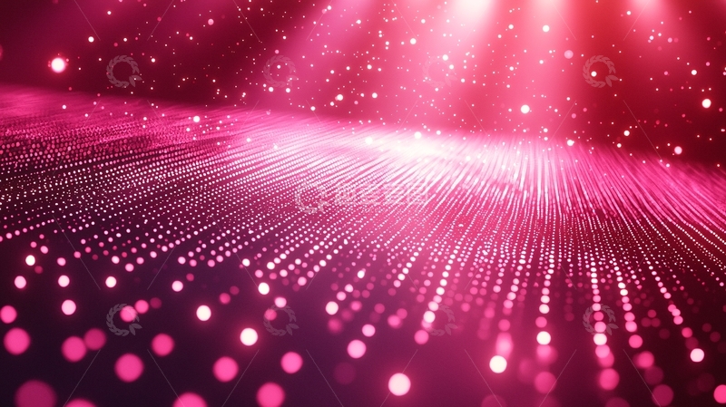 高清大图下载【趣麦麦图】粉色梦幻光效背景