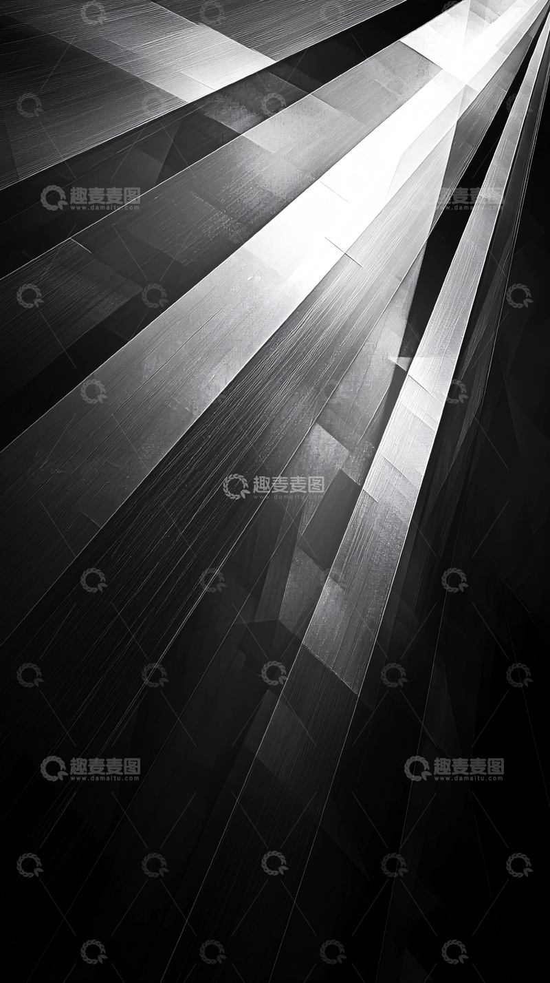 高清大图下载【趣麦麦图】抽象光线汇聚成束