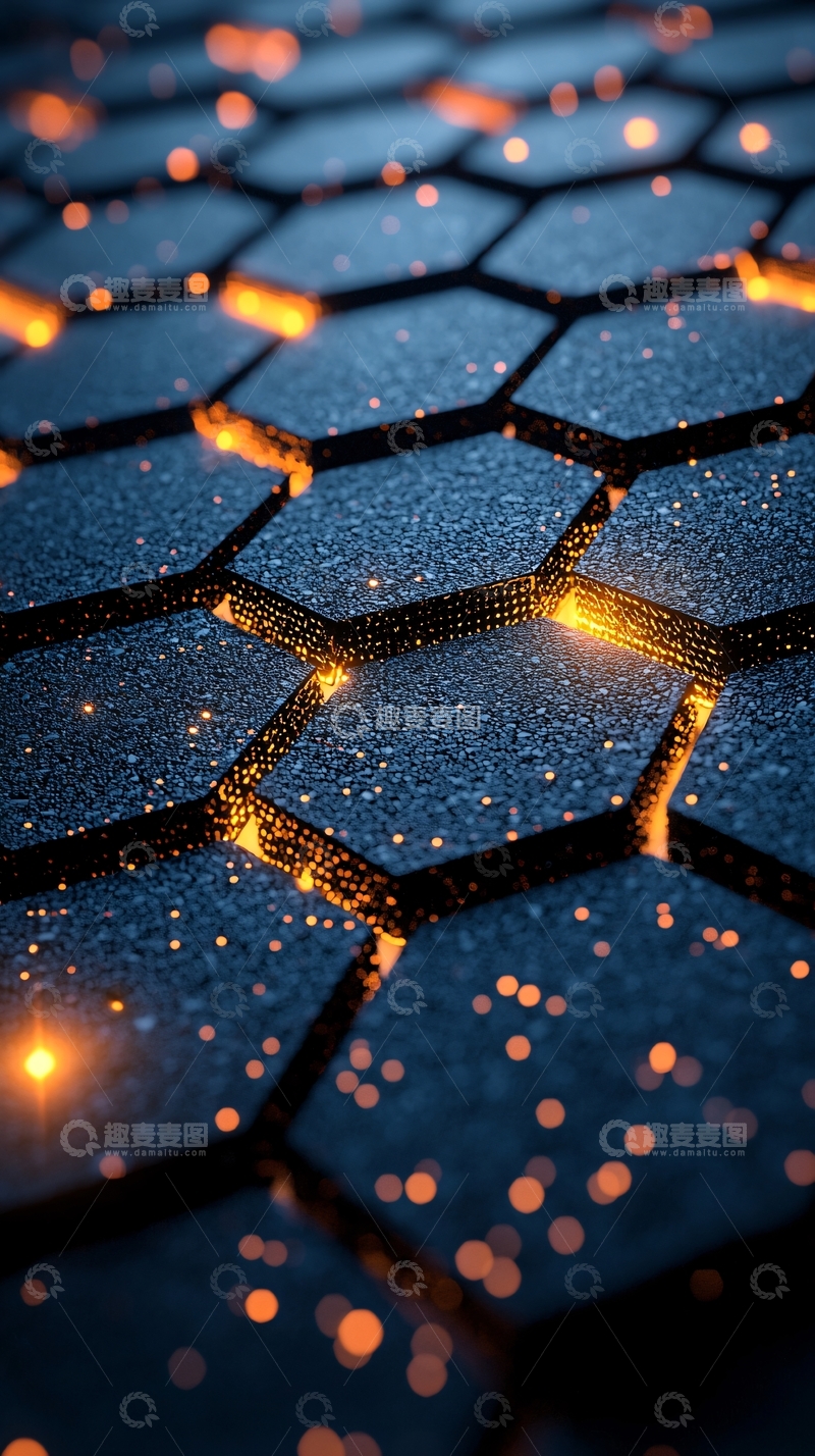 高清大图下载【趣麦麦图】蜂窝状结构