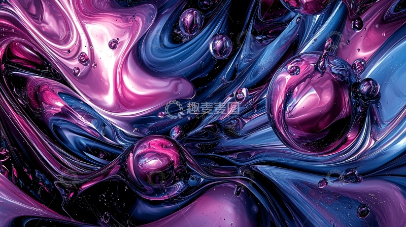 高清大图下载【趣麦麦图】流体艺术