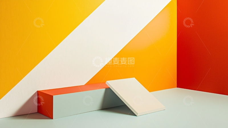 高清大图下载【趣麦麦图】抽象几何背景