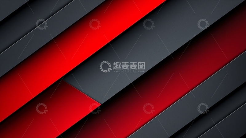 高清大图下载【趣麦麦图】红黑斜条纹背景