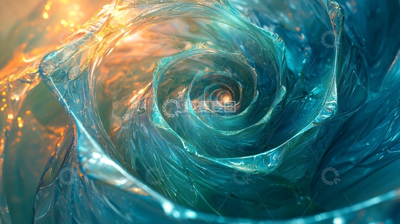 高清大图下载【趣麦麦图】抽象水漩涡