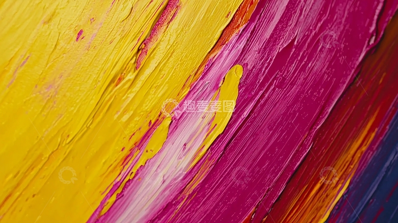 高清大图下载【趣麦麦图】油画肌理质感