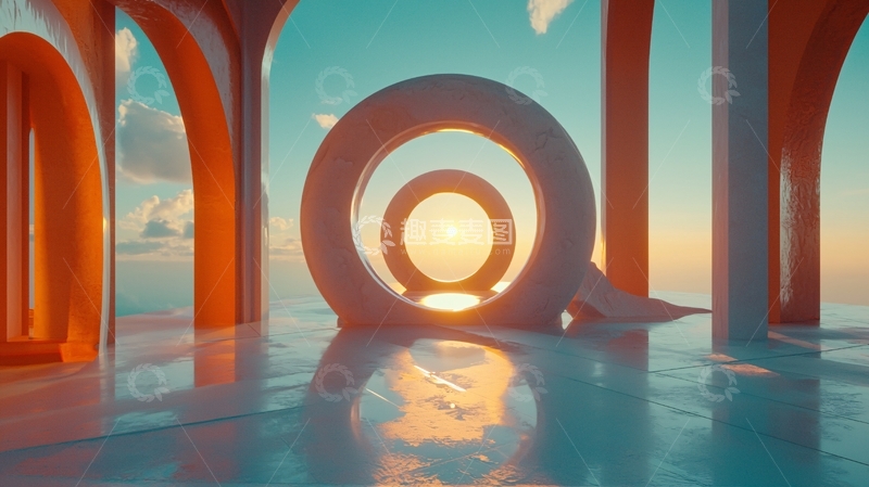 高清大图下载【趣麦麦图】抽象建筑