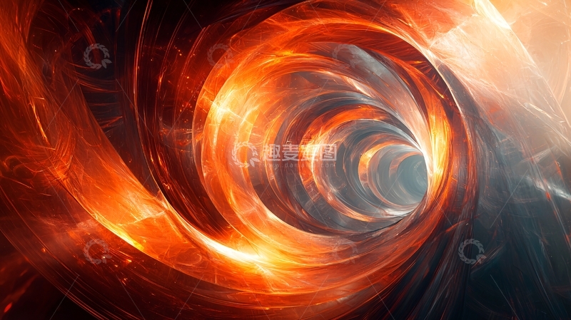 高清大图下载【趣麦麦图】火焰漩涡