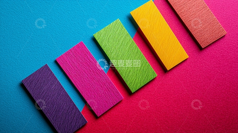 高清大图下载【趣麦麦图】彩色木块