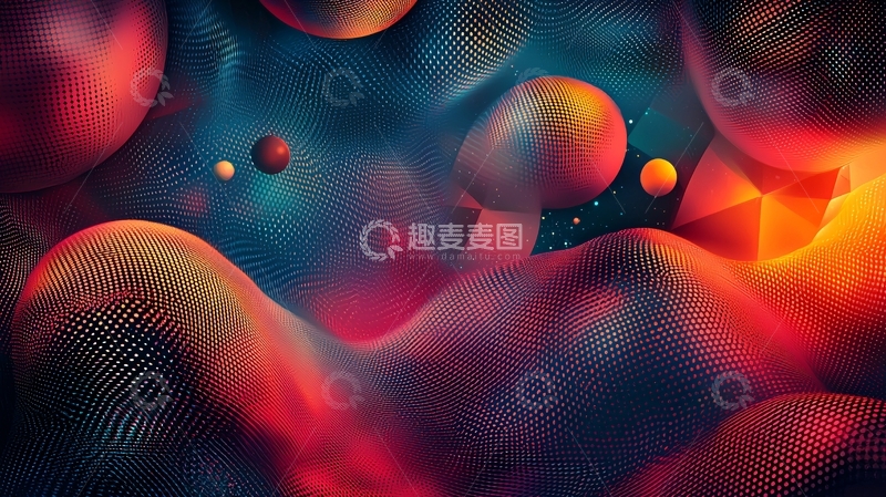 高清大图下载【趣麦麦图】抽象渐变背景