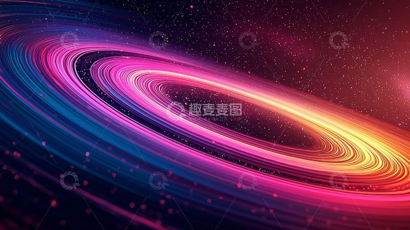 高清大图下载【趣麦麦图】宇宙星云环状
