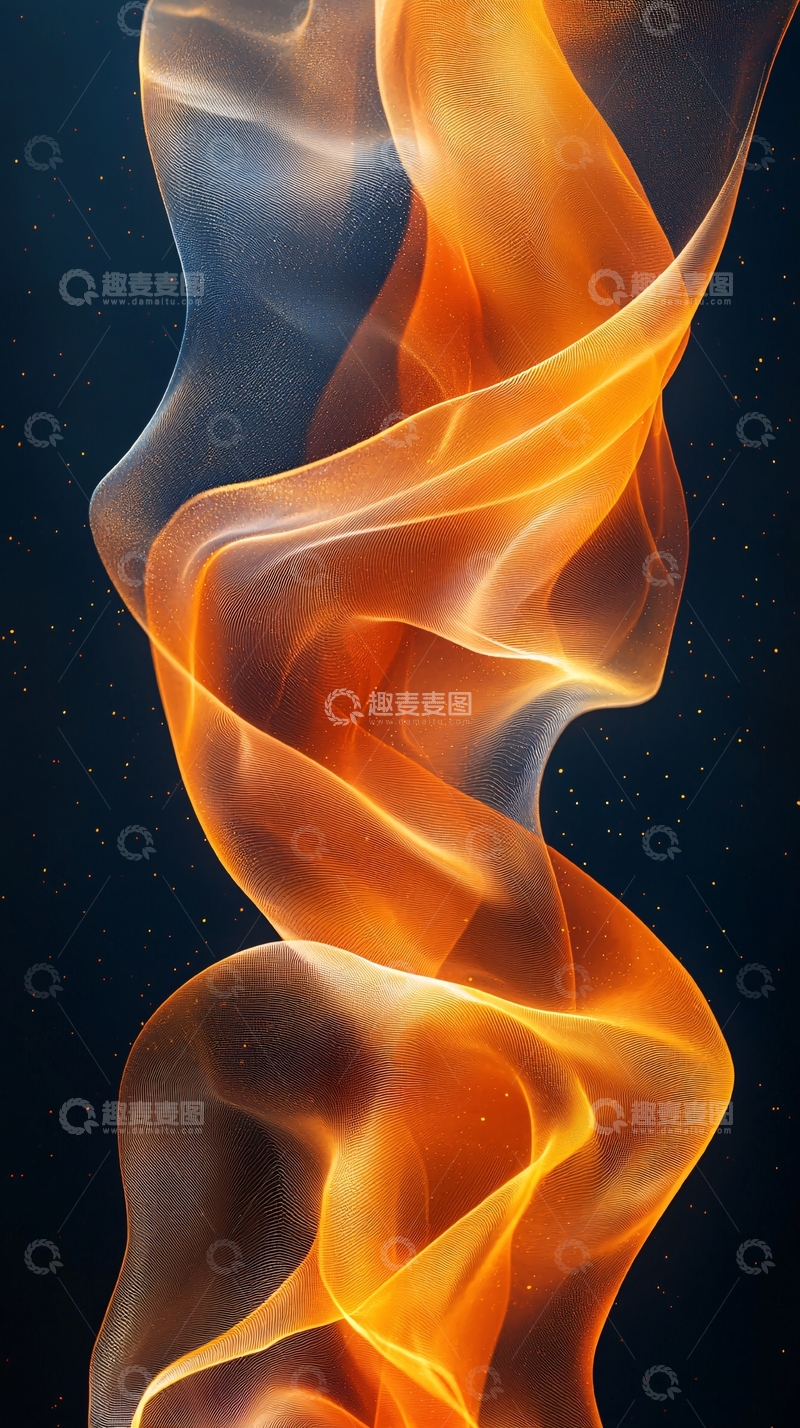高清大图下载【趣麦麦图】火焰纹理