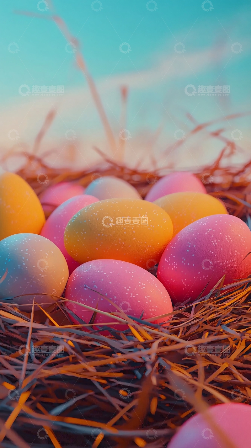 高清大图下载【趣麦麦图】彩蛋在干草堆里