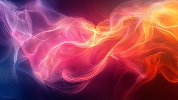 流动的彩色烟雾