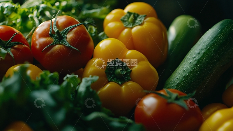 高清大图下载【趣麦麦图】新鲜蔬菜水果特写
