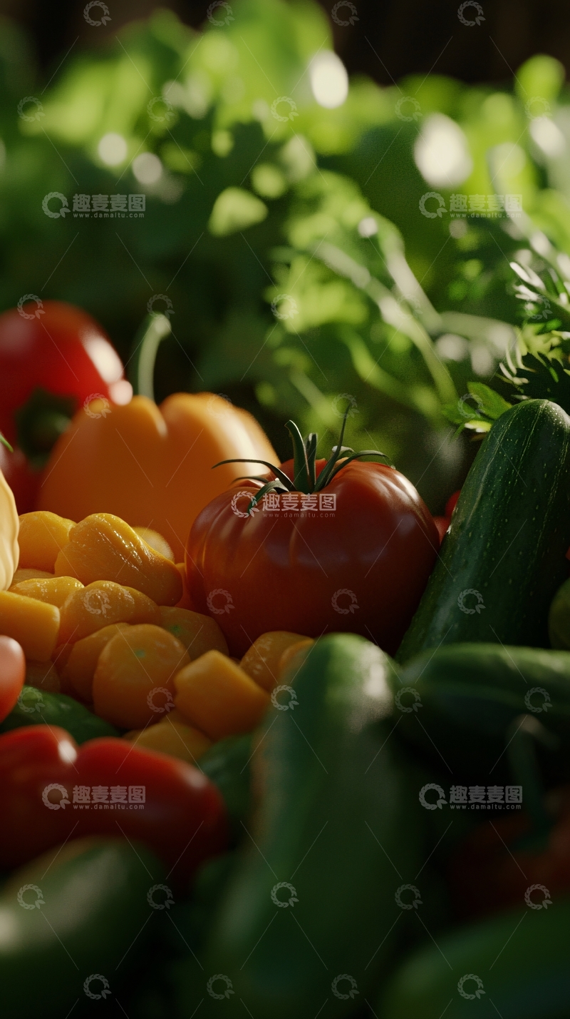 高清大图下载【趣麦麦图】新鲜蔬果特写