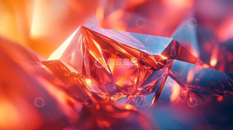 高清大图下载【趣麦麦图】光影晶体