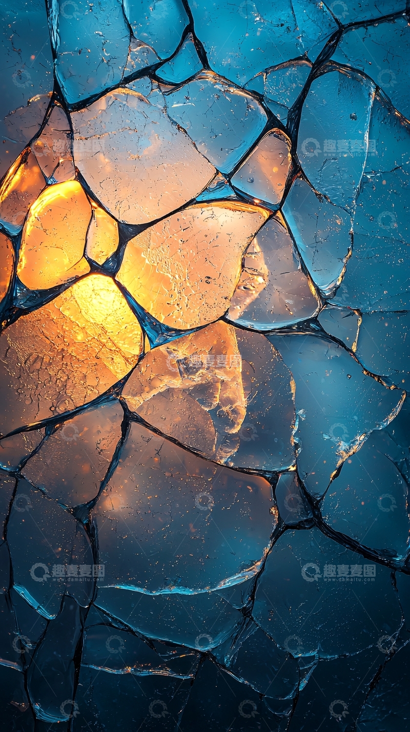 高清大图下载【趣麦麦图】破碎的玻璃