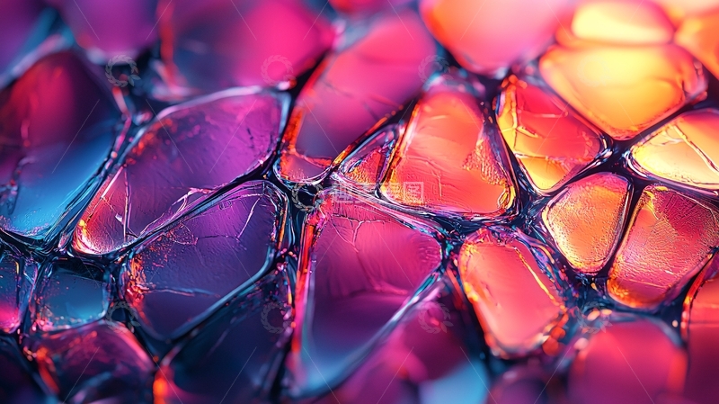 高清大图下载【趣麦麦图】彩色宝石纹理背景