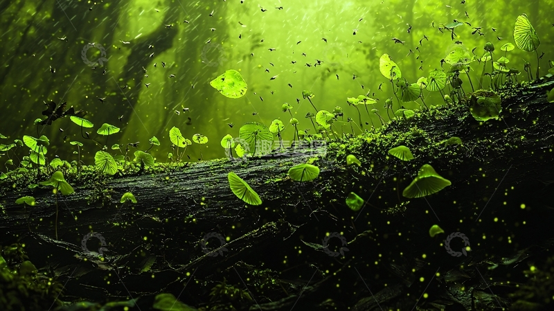 高清大图下载【趣麦麦图】水下森林