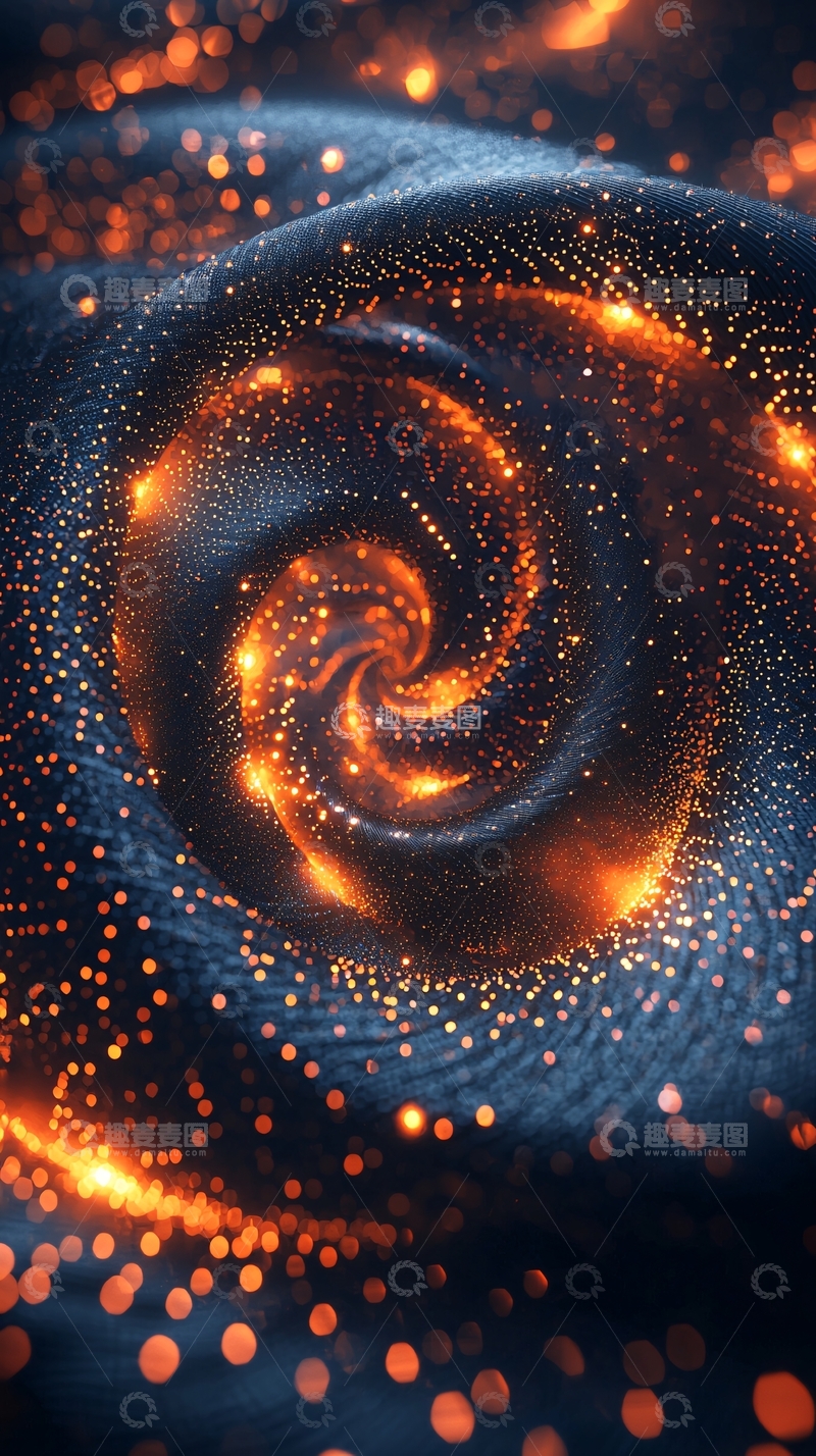 高清大图下载【趣麦麦图】黑色漩涡