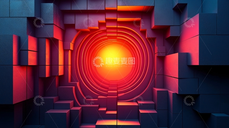 高清大图下载【趣麦麦图】抽象几何