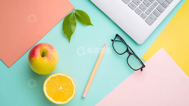 高清大图下载【趣麦麦图】扁平化