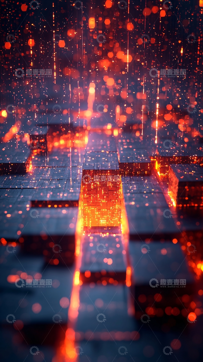 高清大图下载【趣麦麦图】橙色光