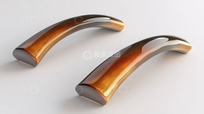 高清大图下载【趣麦麦图】光滑弧形金属拉手