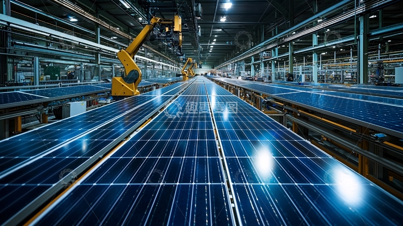 高清大图下载【趣麦麦图】智能工厂生产线1
