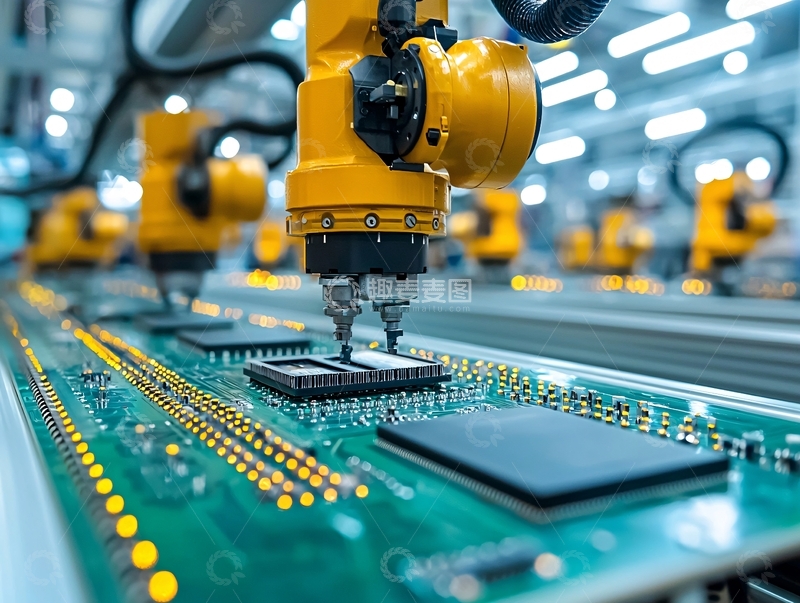 高清大图下载【趣麦麦图】工业自动化生产线9