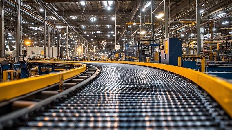 高清大图下载【趣麦麦图】工业生产线传送带