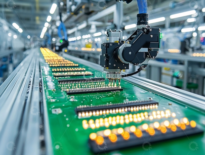 高清大图下载【趣麦麦图】自动化生产线