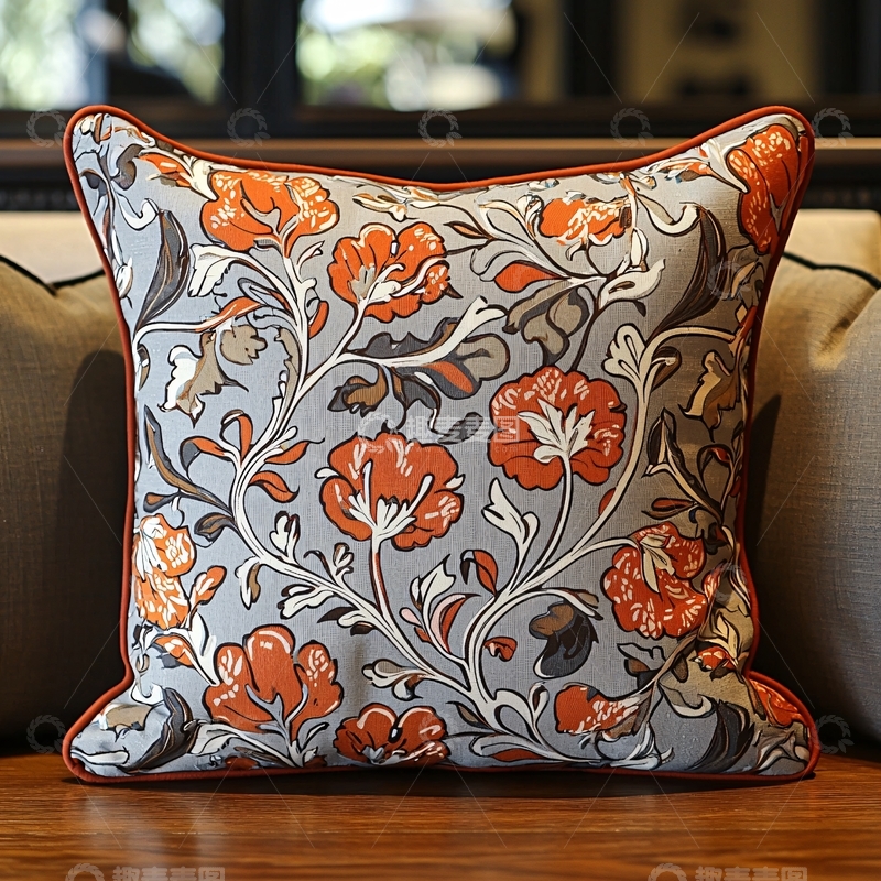 高清大图下载【趣麦麦图】印花抱枕