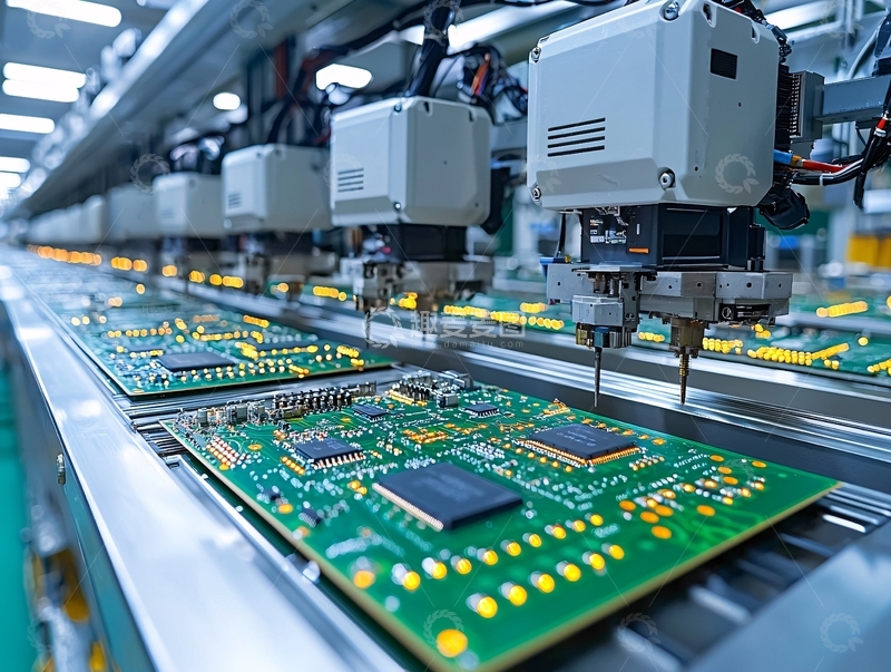 高清大图下载【趣麦麦图】自动化生产线