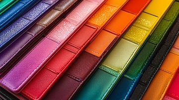 彩色皮革