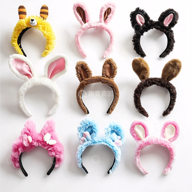 高清大图下载【趣麦麦图】毛绒耳朵发箍