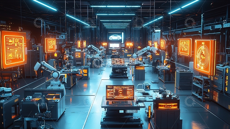 高清大图下载【趣麦麦图】未来科技实验室