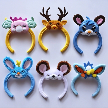 卡通动物头箍