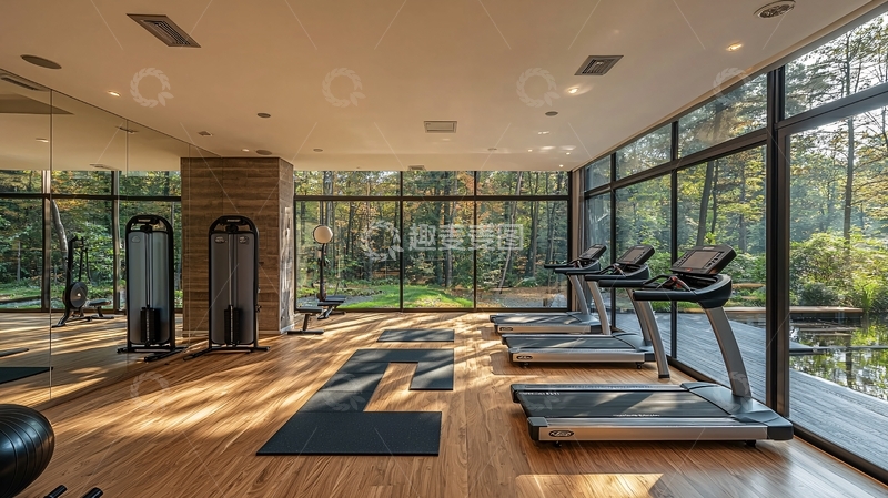高清大图下载【趣麦麦图】高端健身房